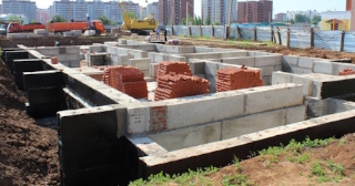 Фундаменты промышленных зданий в Керчи цена от 25193 руб. - заказать строительство фундамента промздания под стальные колонны